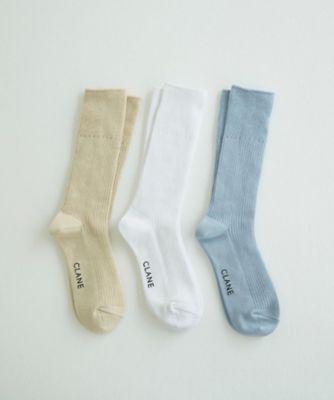 ＜CLANE (Women)＞ＣＯＴＴＯＮ　ＳＯＣＫＳ　１０１３６ー８１６３